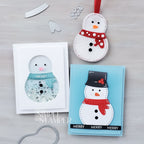 Simon Says Stamp Stitching Snowman Wafer Dies s1102 DieCember Ornament and Cards