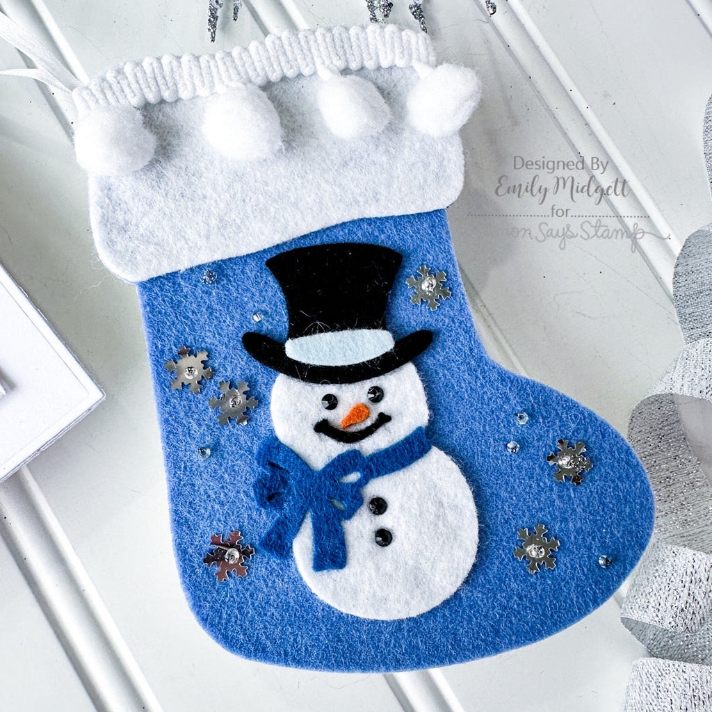 Simon Says Stamp Stocking Gift Card Holder Wafer Dies 1205sd DieCember Christmas Stocking | color-code:ALT09