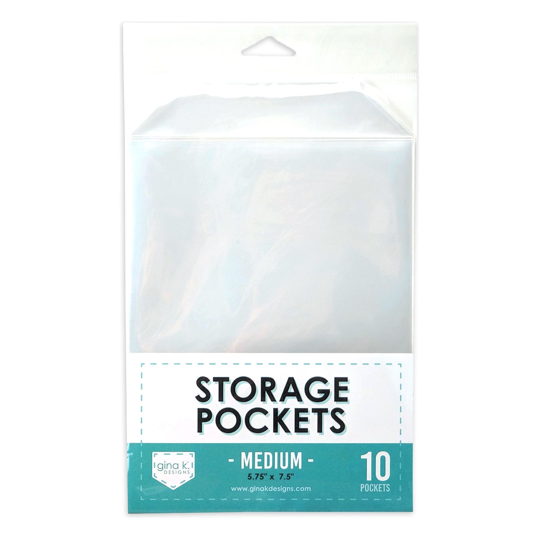 Gina K Designs MEDIUM Stamp and Die Storage Pockets 0299