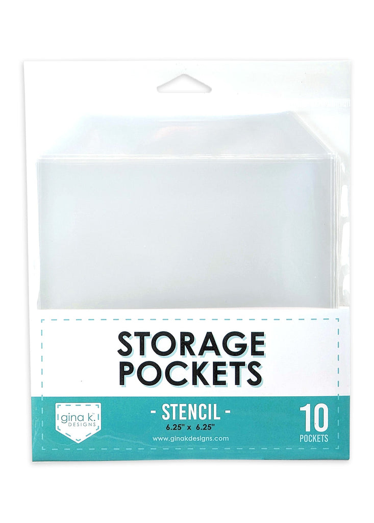 Gina K Designs STENCIL Storage Pockets 0275