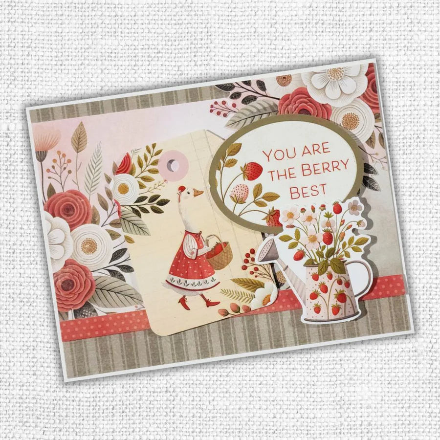 Paper Rose Strawberry Friends Basics 6x6 Paper 34881