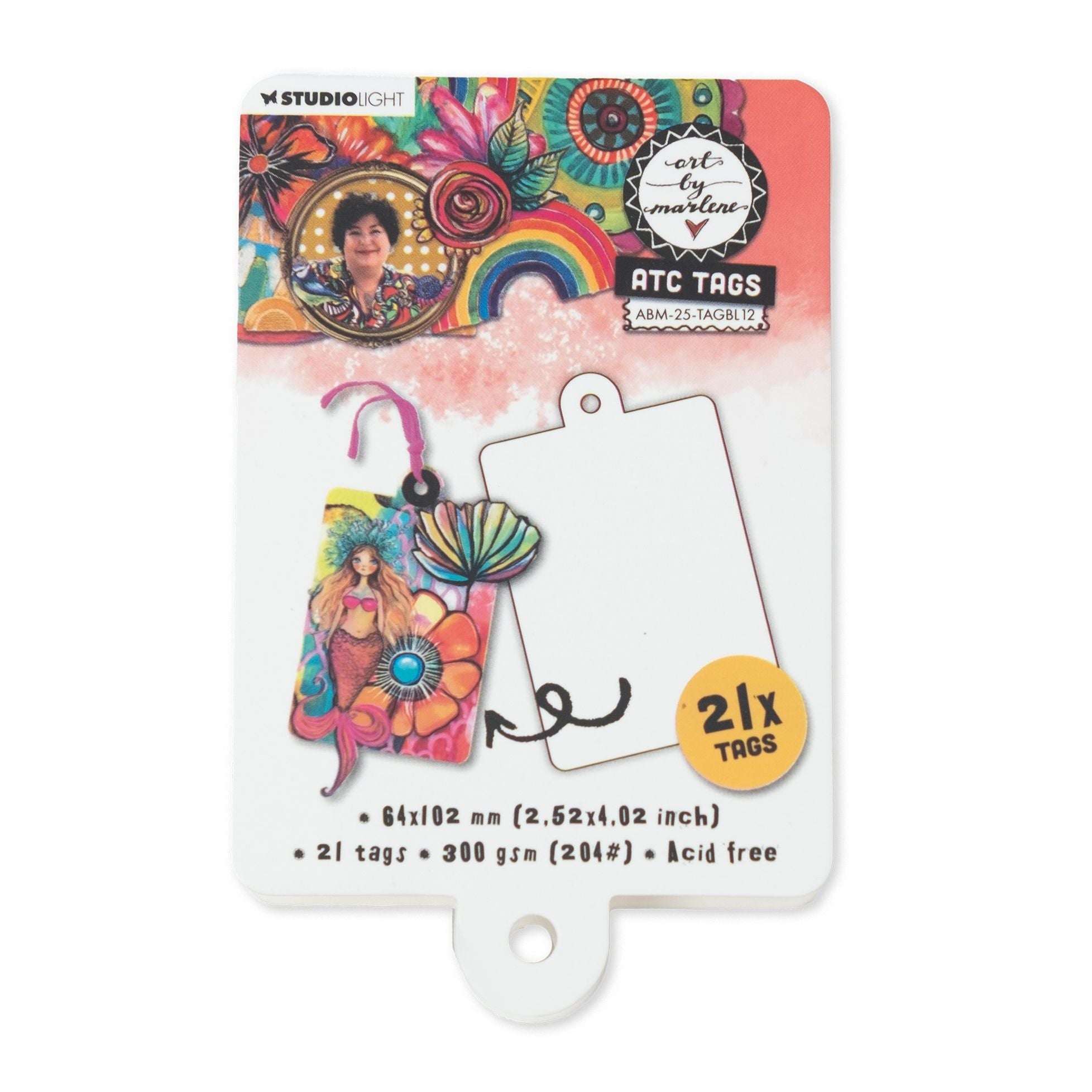 Studio Light ABM ATC Tags abm-25-tagbl12
