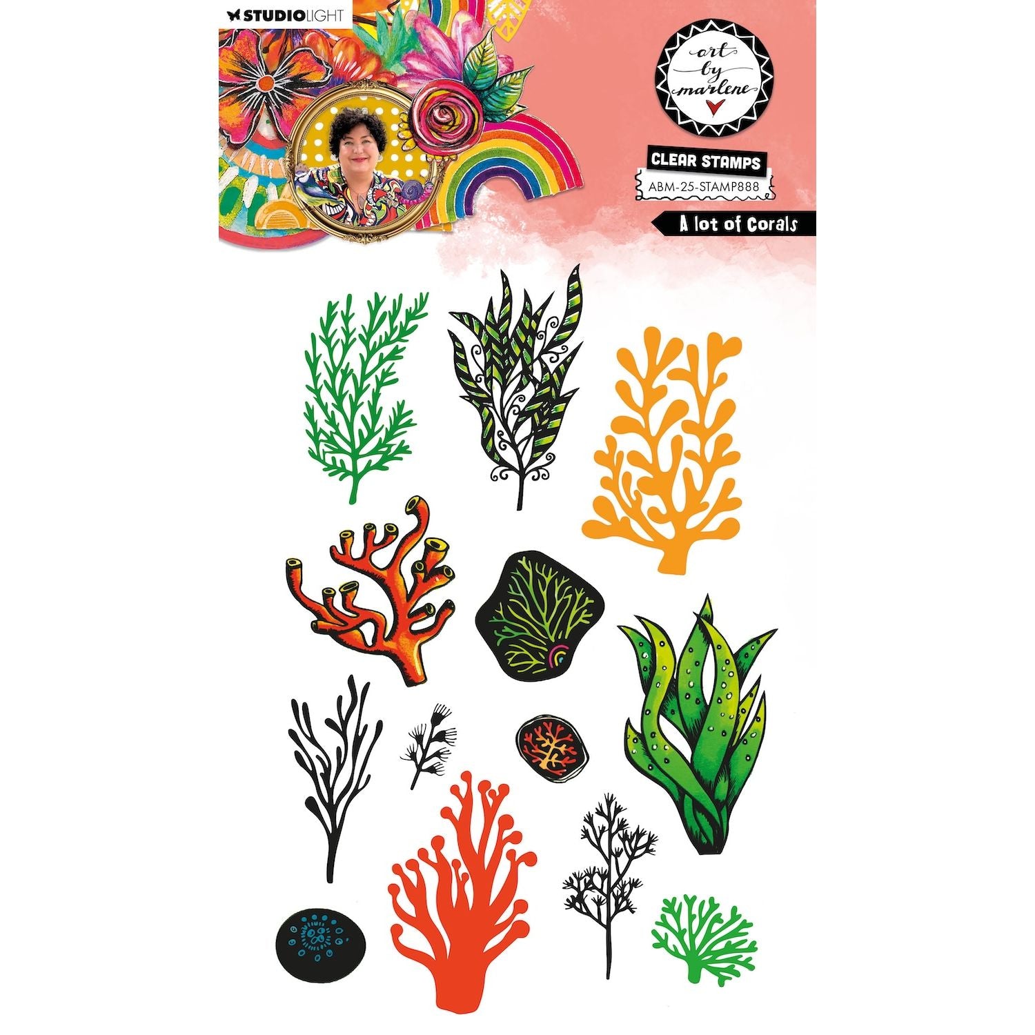 Studio Light A Lot Of Corals Clear Stamps abm-25-stamp888