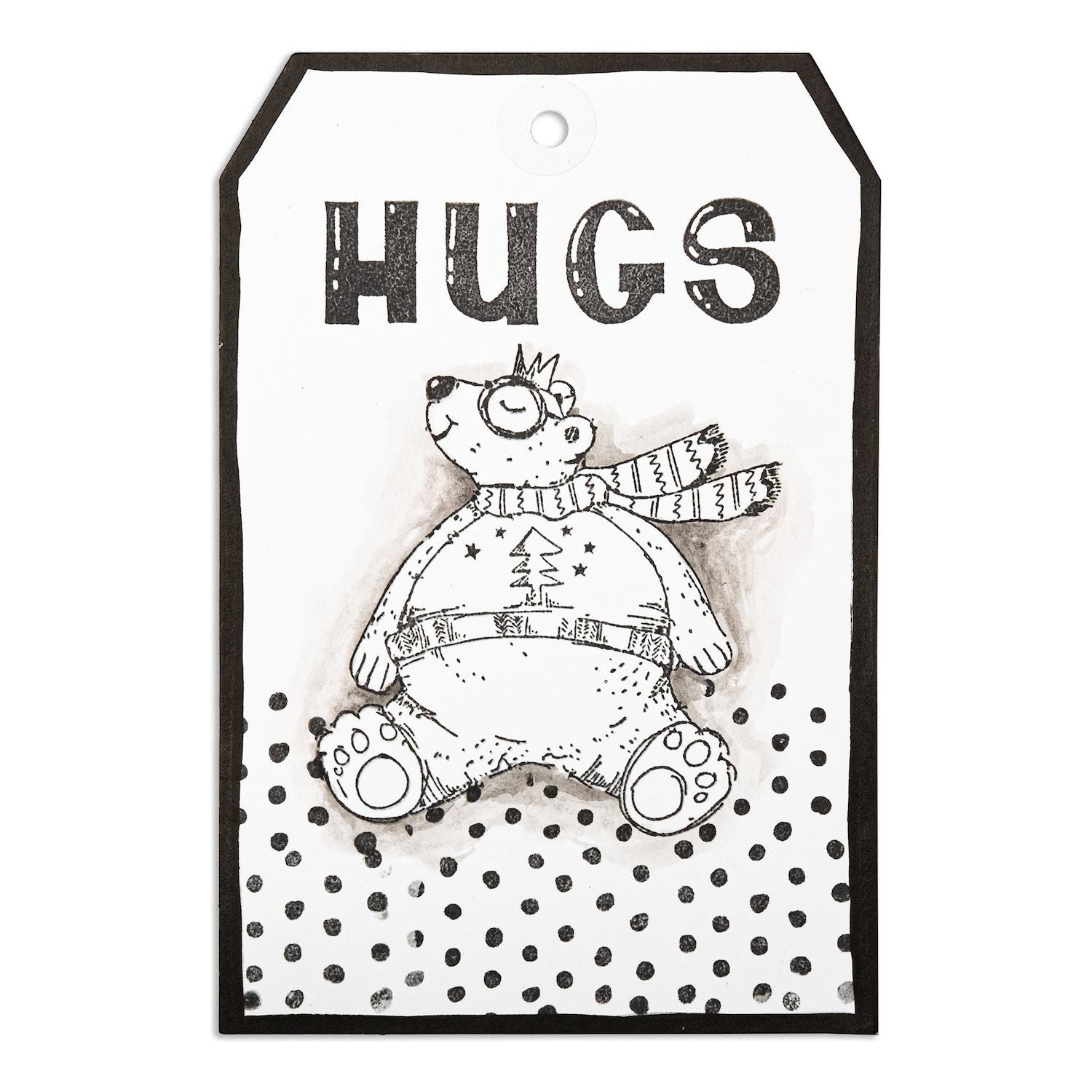 Studio Light Bear Hugs Clear Stamps abm-si-stamp747 tag