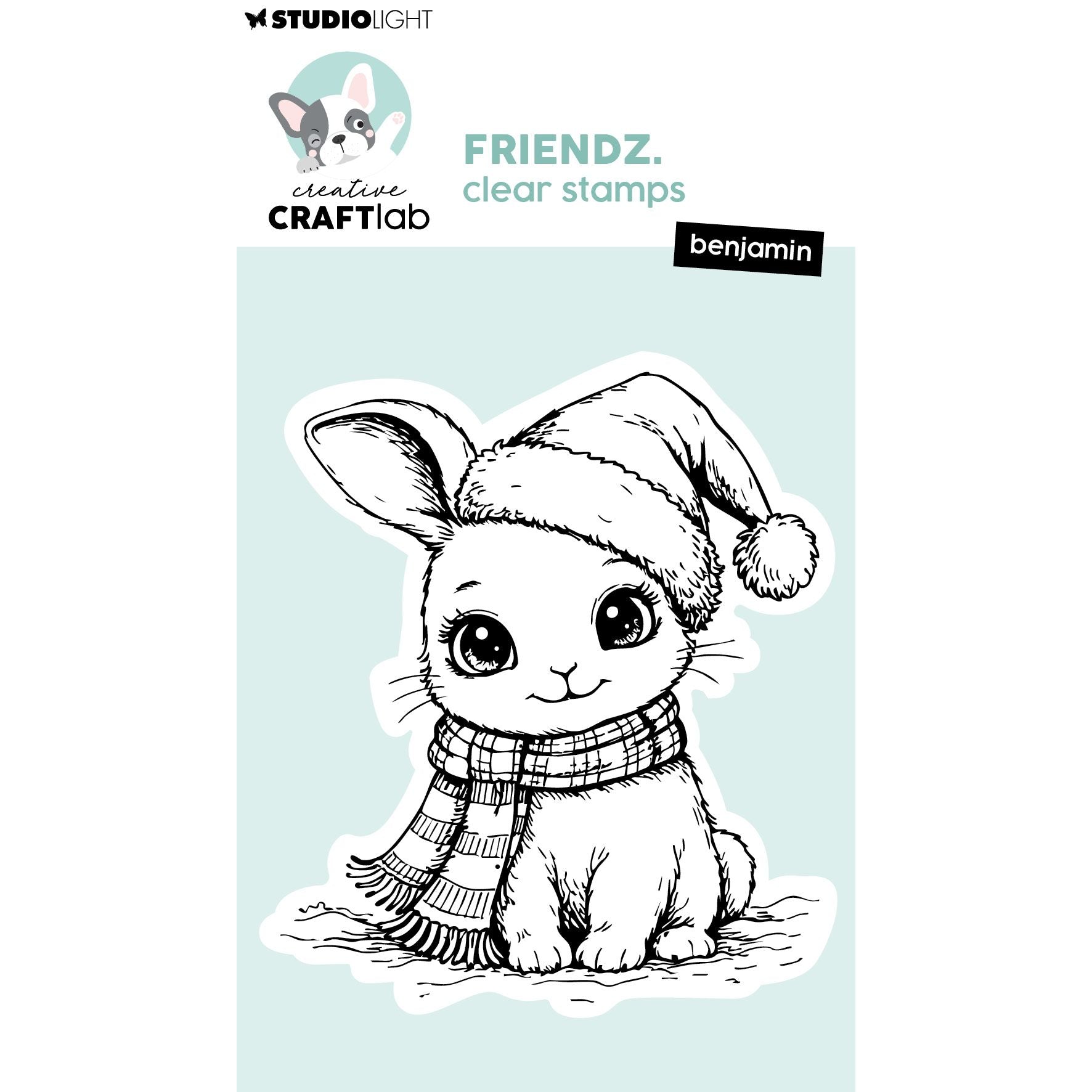 Studio Light Benjamin Friendz Clear Stamp ccl-fr-stamp960