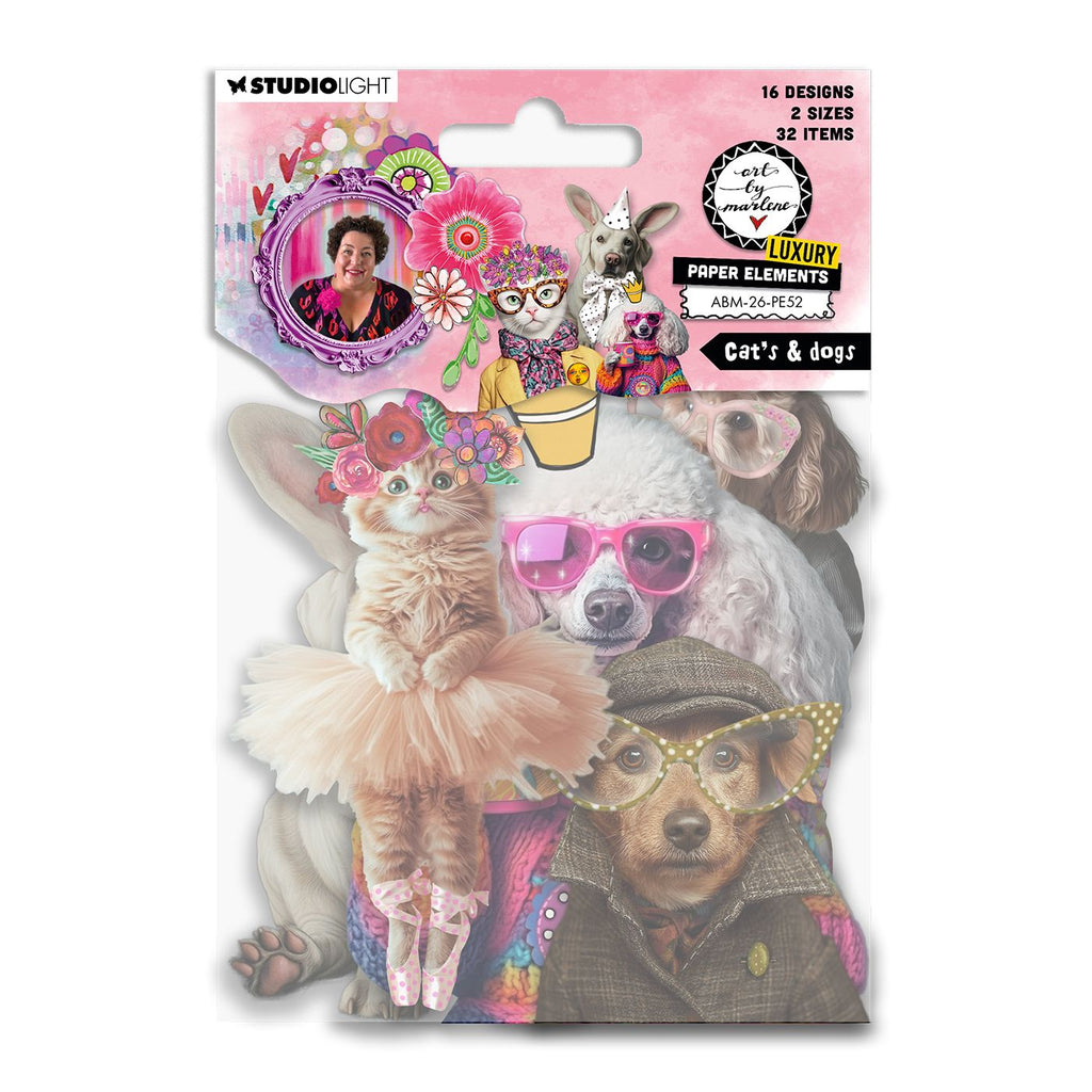 Studio Light Cats and Dogs Paper Elements abm-26-pe52