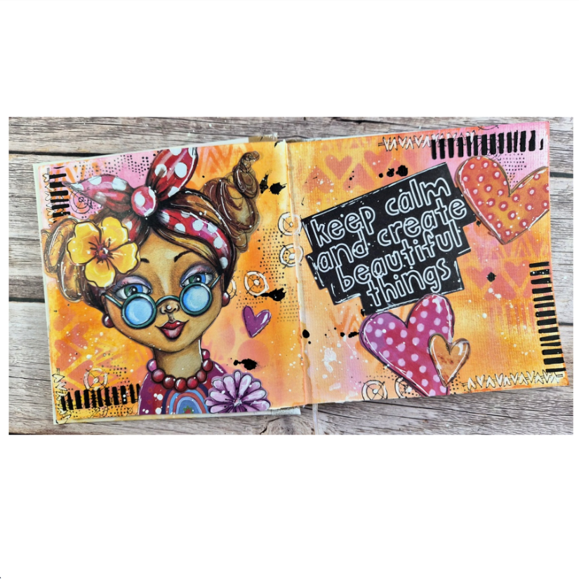 Studio Light Cats and Dogs Paper Elements abm-26-pe52 lady with glasses | color-code:ALT01