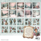 Studio Light Christmas Blush Backgrounds and Elements 8x8 Collage Paper Pad jma-cb-cpp391 sheets