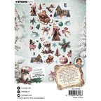 Studio Light Christmas Blush Collage Paper Elements jma-cb-pe45 pieces