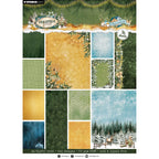 Studio Light Christmas Forest Background Paper sl-cf-dpp474