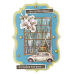 Studio Light Christmas Forest Die Cut Paper Pad Elements sl-cf-dcpp475 acorns trees car merry christmas card