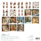 Studio Light Classic Christmas Collage 8x8 Paper Pad Essentials ccl-es-cpp498 package back