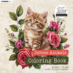 Studio Light Coloring Book Serene Animals Essentials jma-es-cb19