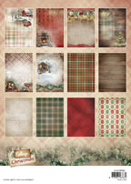 Studio Light Cottage Christmas Background Paper sl-cc-dpp484 cardstock