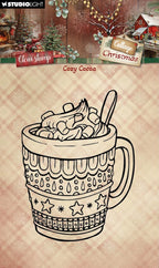 Studio Light Cozy Cocoa Cottage Christmas Clear Stamps sl-cc-stamp956