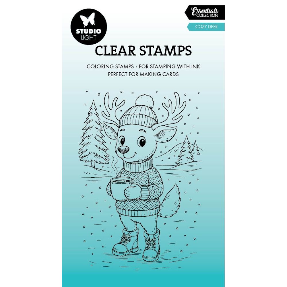 Studio Light Cozy Deer Essentials Clear Stamp sl-es-stamp895