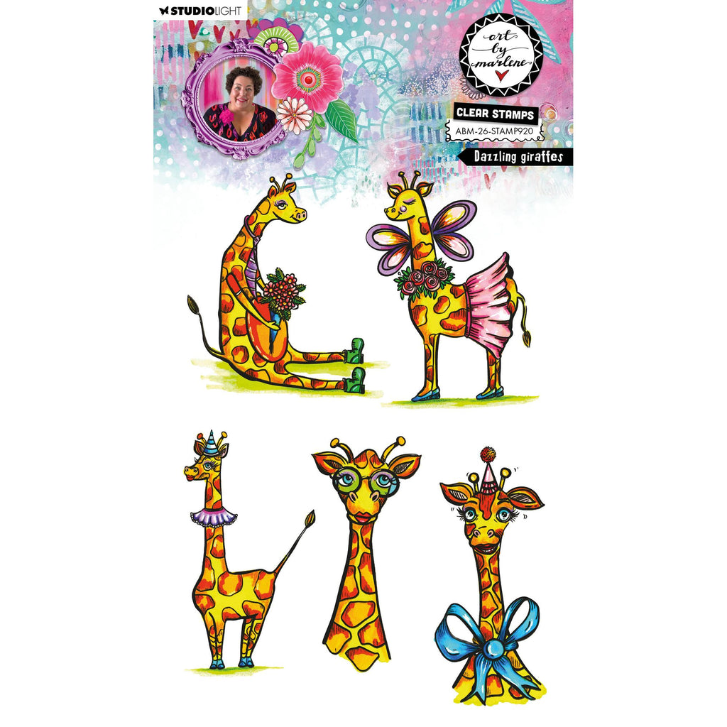 Studio Light Dazzling Giraffes Clear Stamps abm-26-stamp920