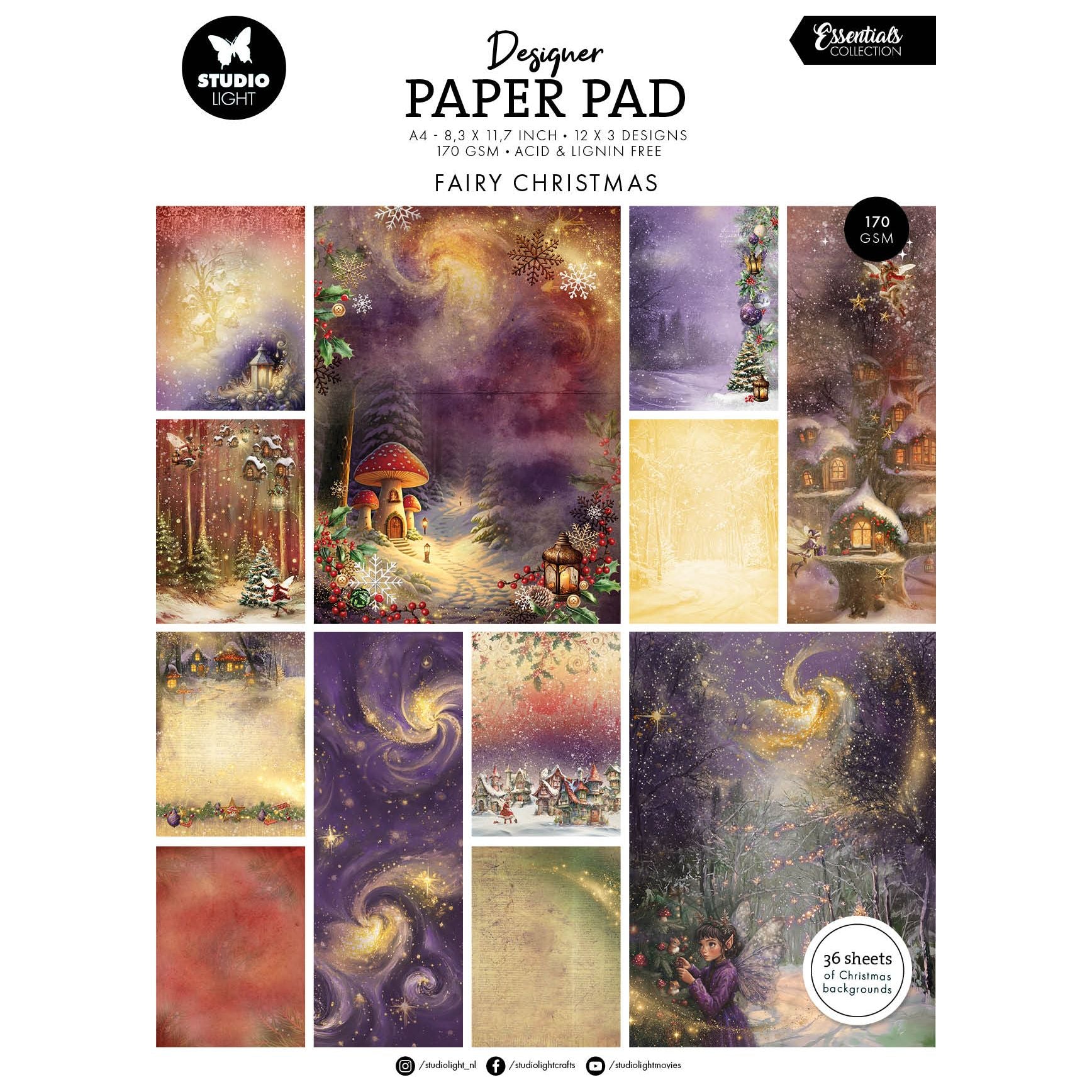 Studio Light Designer Paper Pad Fairy sl-es-dpp337