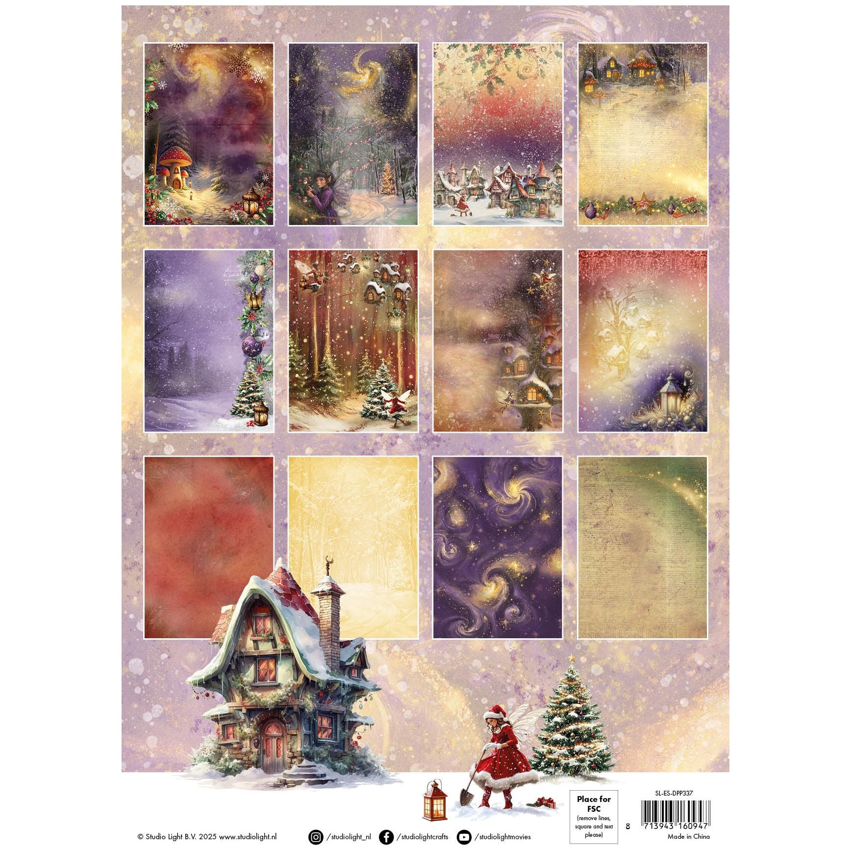 Studio Light Designer Paper Pad Fairy sl-es-dpp337 pages