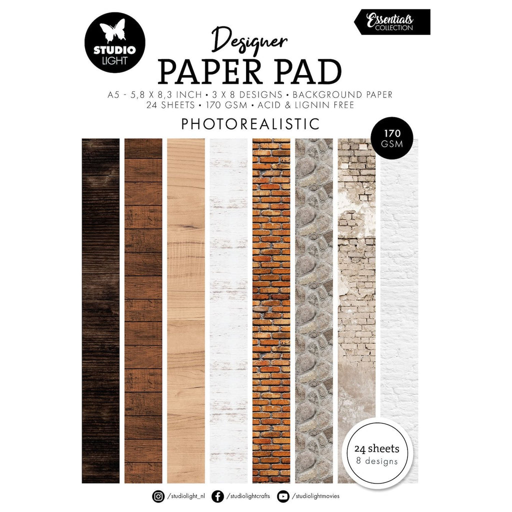 Studio Light Designer Paper Pad Photorealistic sl-es-dpp331