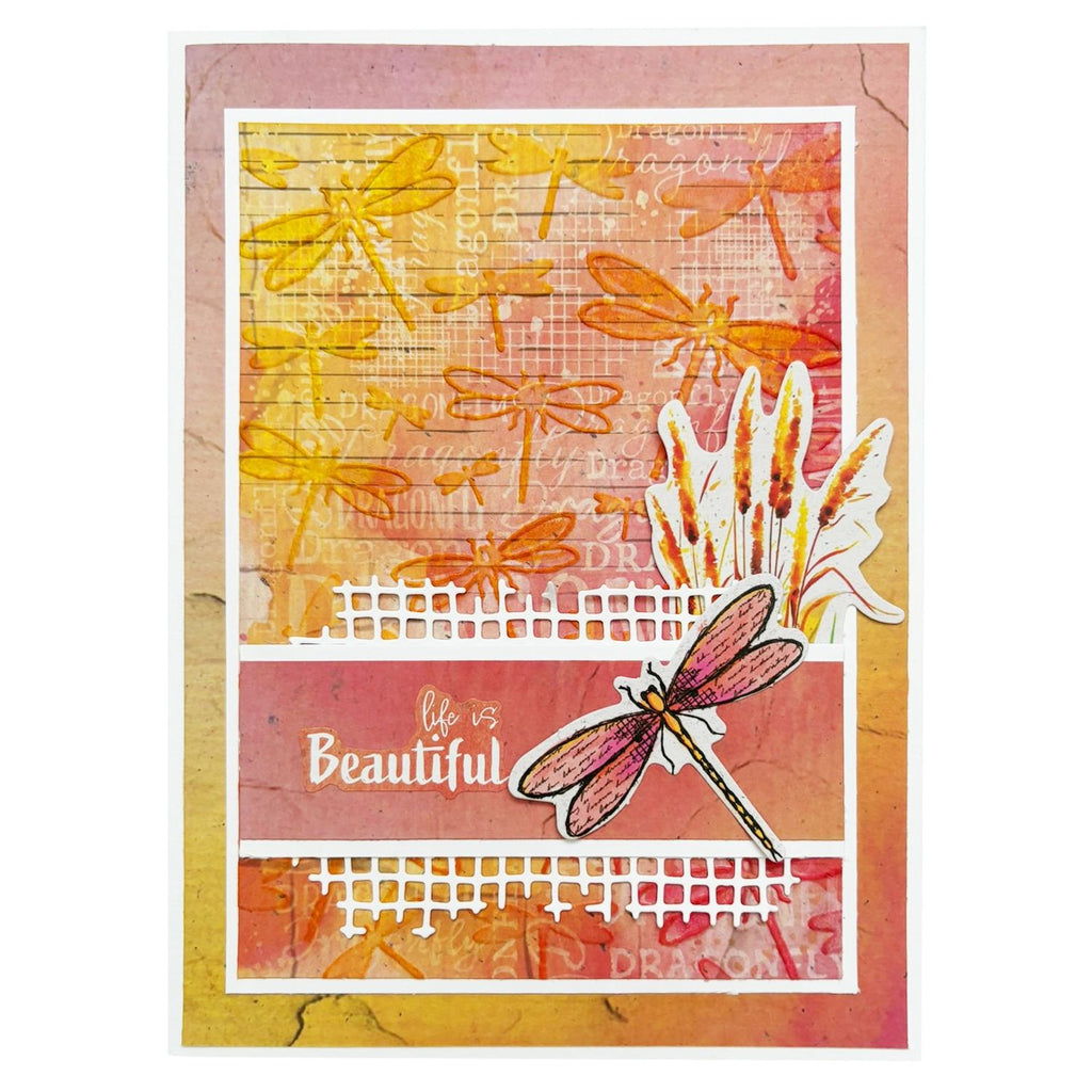 Studio Light Dragonfly Dreams Background Paper Pad he-dd-dpp405 beautiful