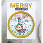 Studio Light Duck on a Sleigh Essentials Clear Stamp sl-es-stamp899 merry