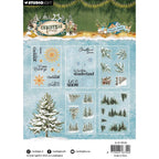 Studio Light Elements and Texts Christmas Forest Transparent Stickers sl-cf-stic81 sheets