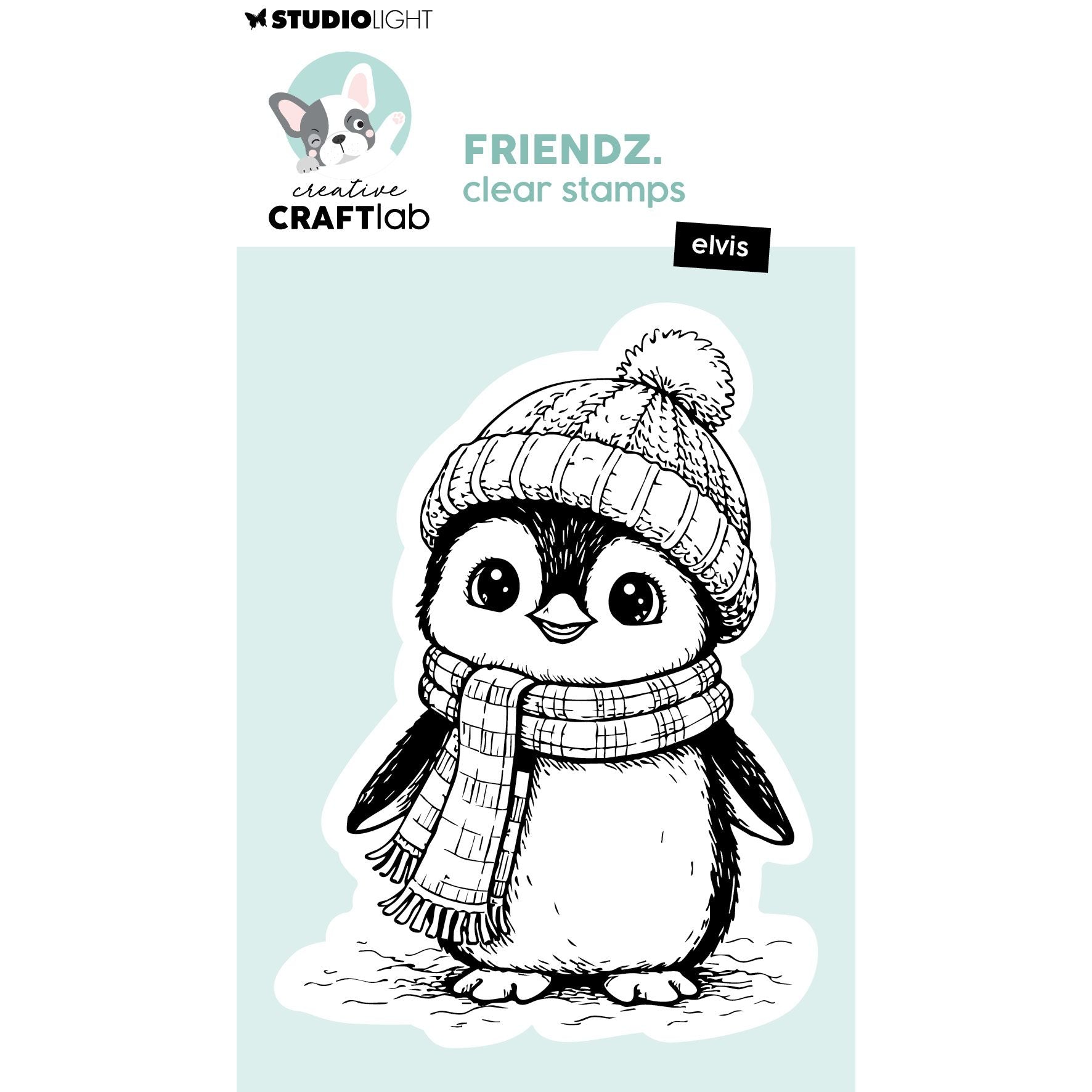 Studio Light Elvis Friendz Clear Stamp ccl-fr-stamp963