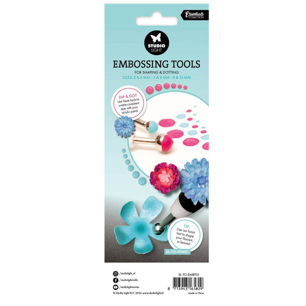 Studio Light Embossing Tool Set sl-to-embt01 dip and dot