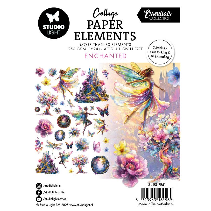 Studio Light Enchanted Collage Paper Elements sl-es-pe51