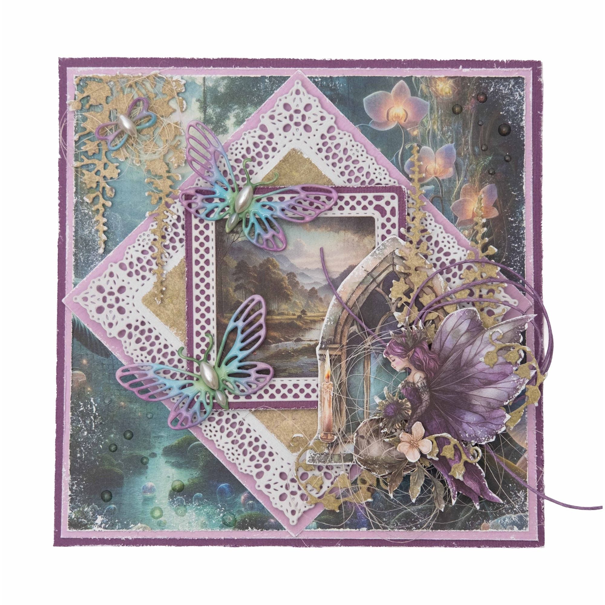 Studio Light Enchanted Fairytale Die-Cut Paper Pad sl-ef-dcpp466 fairy butterfly