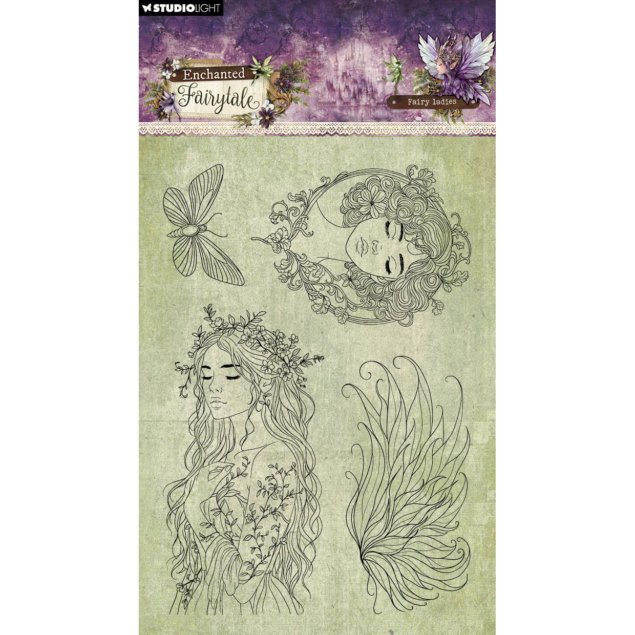 Studio Light Fairy Ladies Clear Stamps sl-ef-stamp941