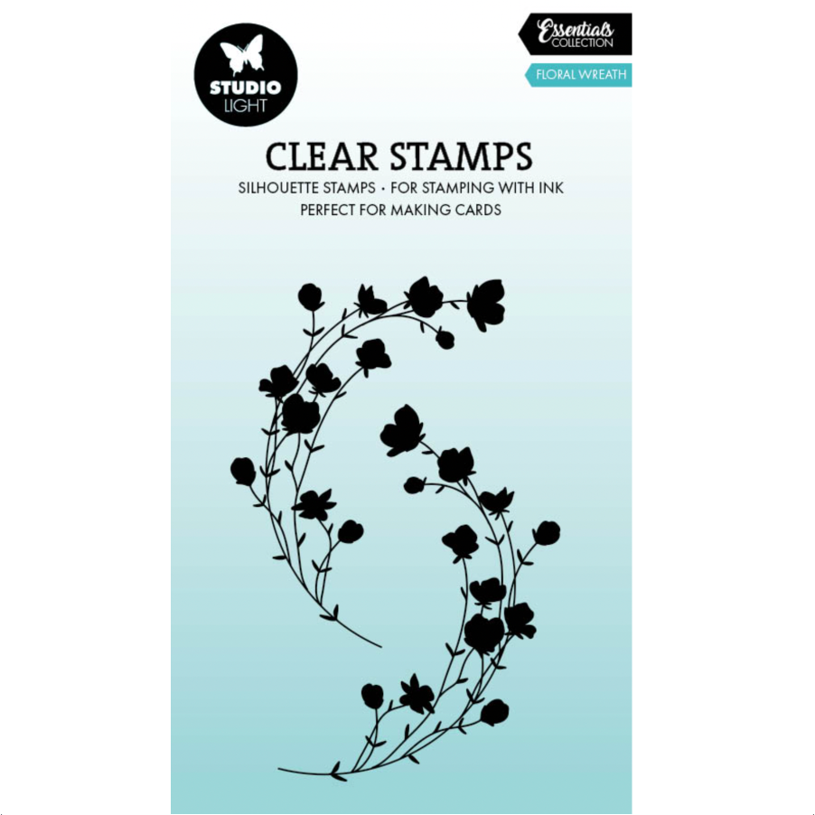 Studio Light Floral Wreath Essentials Clear Stamps sl-es-stamp914
