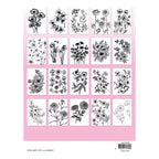 Studio Light Flowers Essentials Coloring Pages sl-es-cpp282 back cover