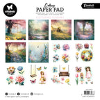 Studio Light Fluttering Flowers Collage Paper Pad sl-es-cpp375 back cover