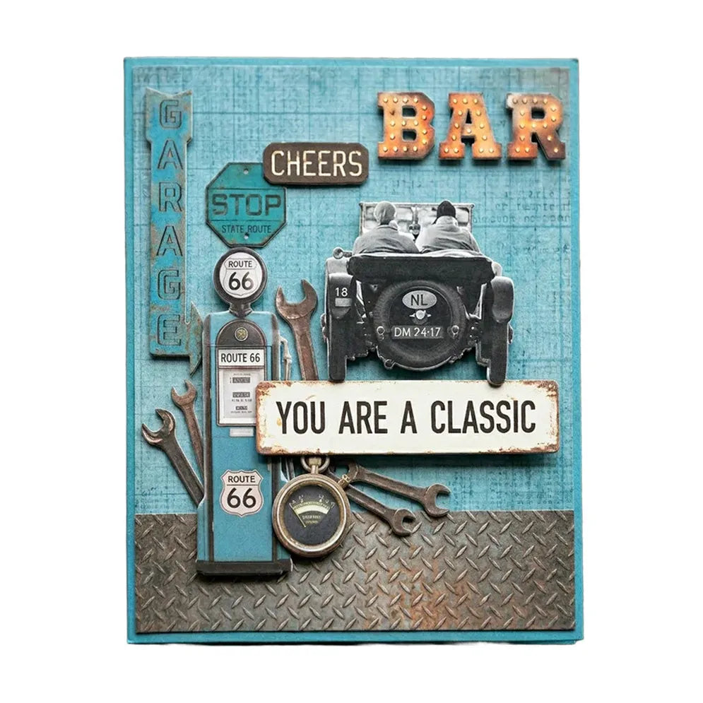 Studio Light Gearhead Workshop Die-Cut Paper Pad sl-es-dcpp436 classic