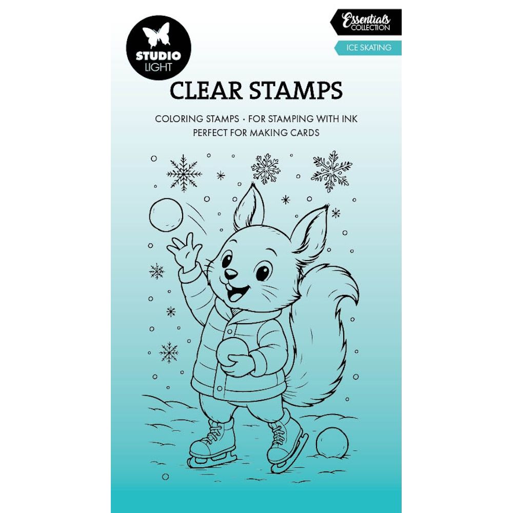 Studio Light Ice Skating Essentials Clear Stamp sl-es-stamp896