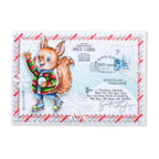 Studio Light Ice Skating Essentials Clear Stamp sl-es-stamp896 squirrel