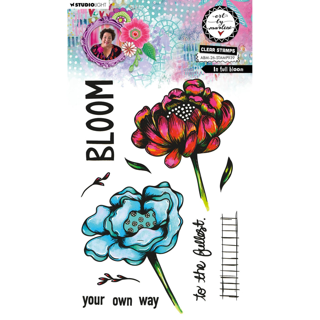 Studio Light In Full Bloom Clear Stamps abm-26-stamp939