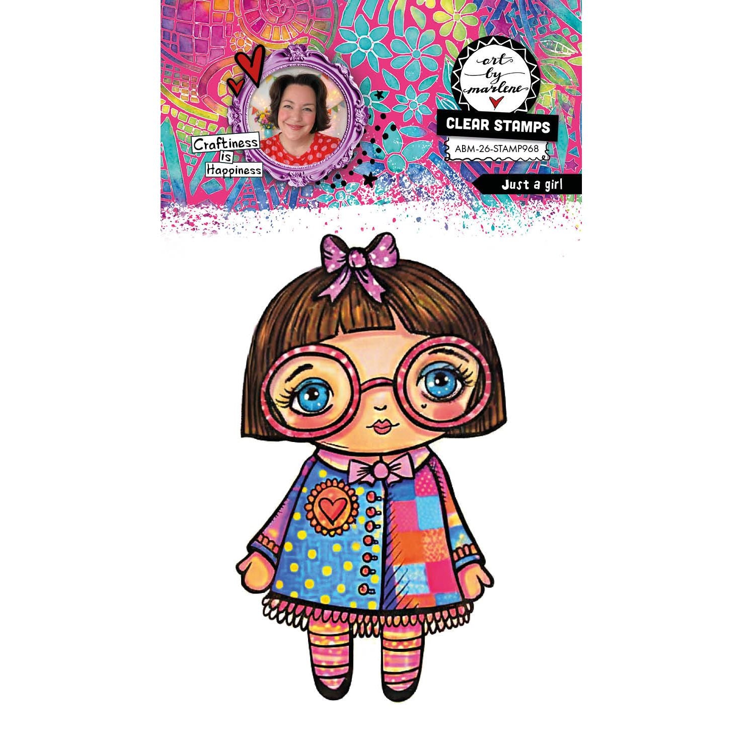 Studio Light Just A Girl Clear Stamp abm-26-stamp968