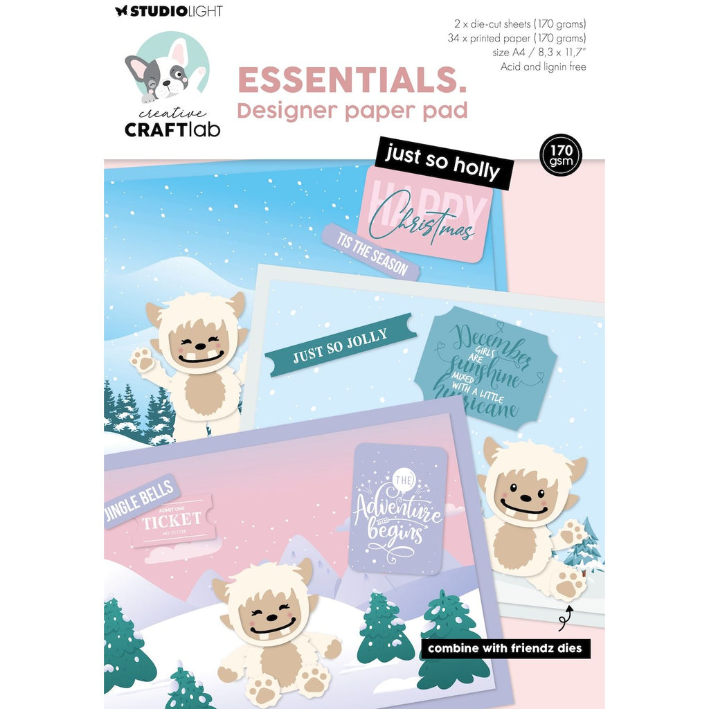 Studio Light Just So Holly Essentials Paper Pad ccl-es-dpp492