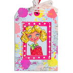 Studio Light Little Frames Paper Elements abm-26-pe54 girl frame tag