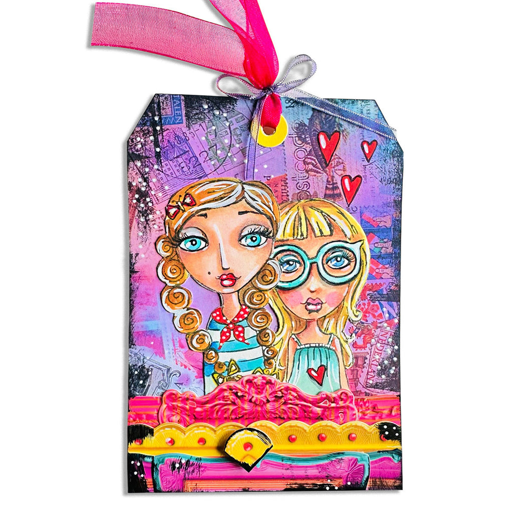 Studio Light Little Frames Paper Elements abm-26-pe54 girls tag