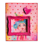 Studio Light Little Frames Paper Elements abm-26-pe54 heart girl