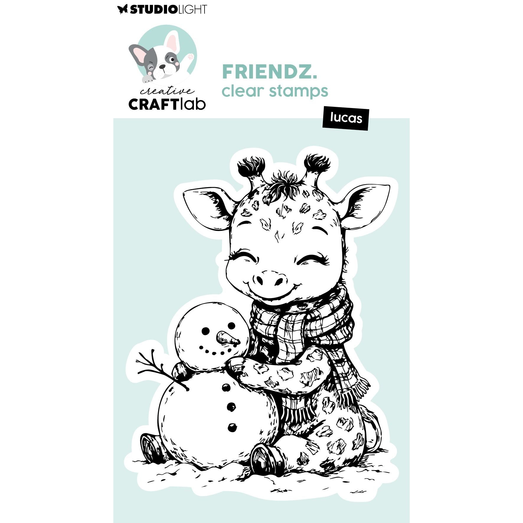 Studio Light Lucas Friendz Clear Stamp ccl-fr-stamp962