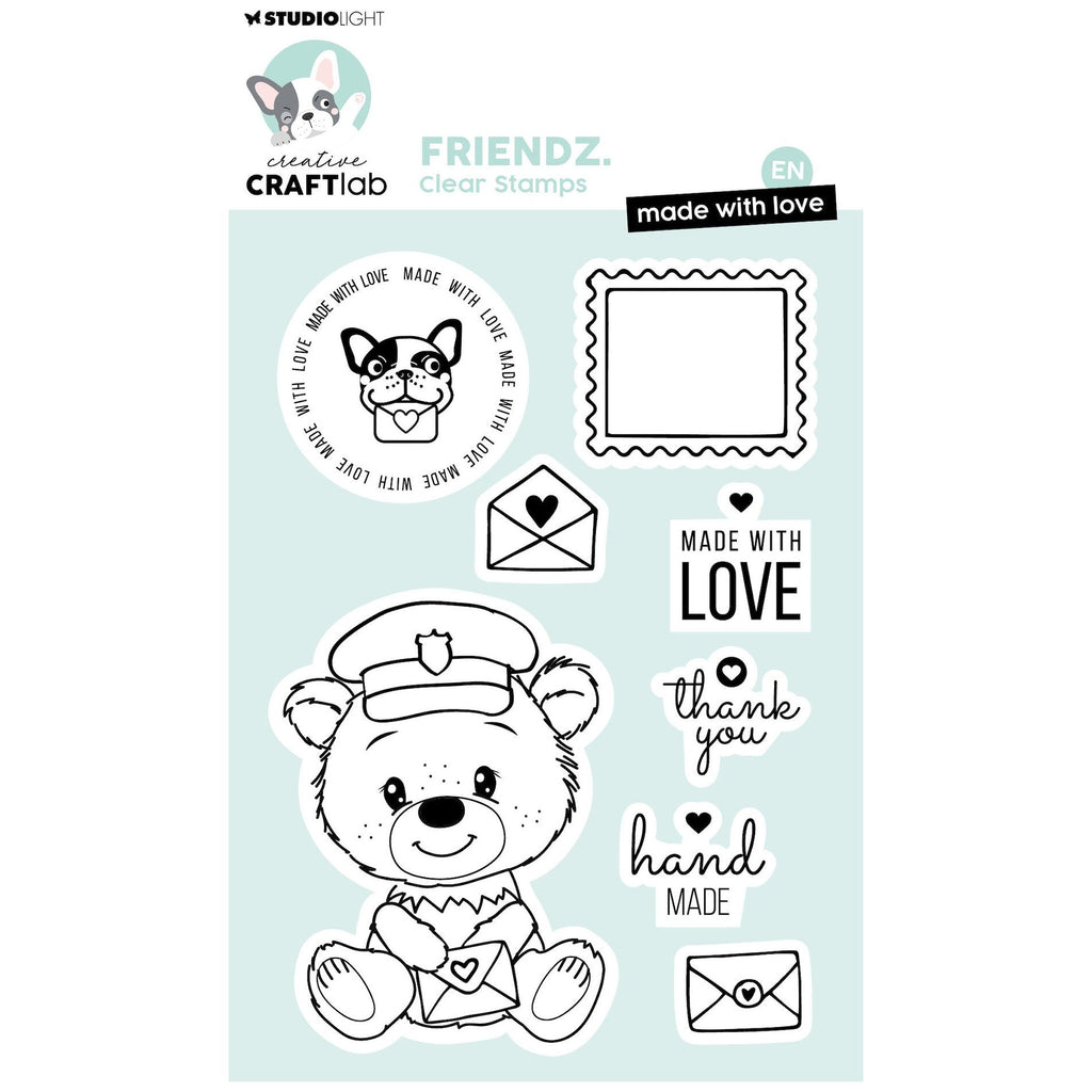Studio Light Made With Love Friends Clear Stamps ccl-fr-stamp709