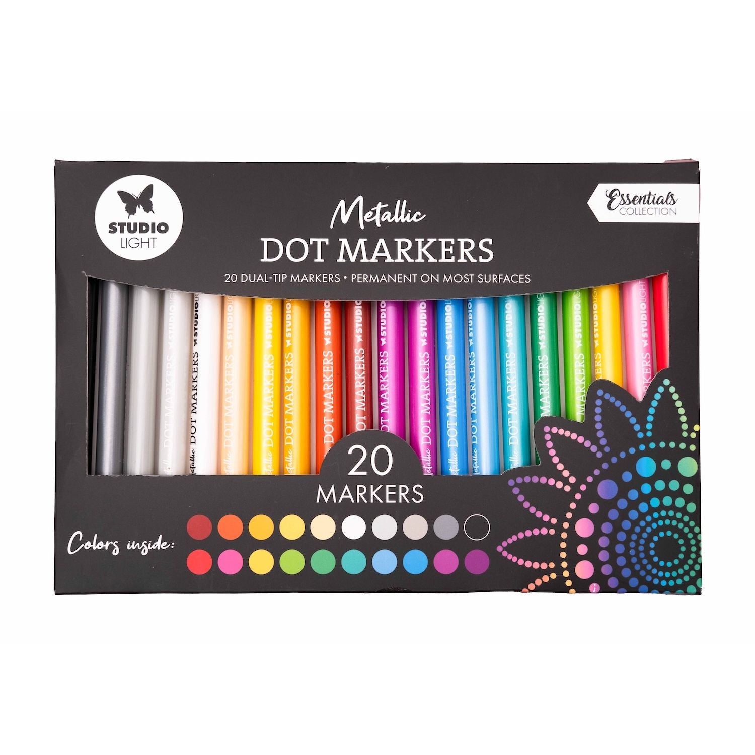 Studio Light Metallic Dot Markers sl-co-mark64