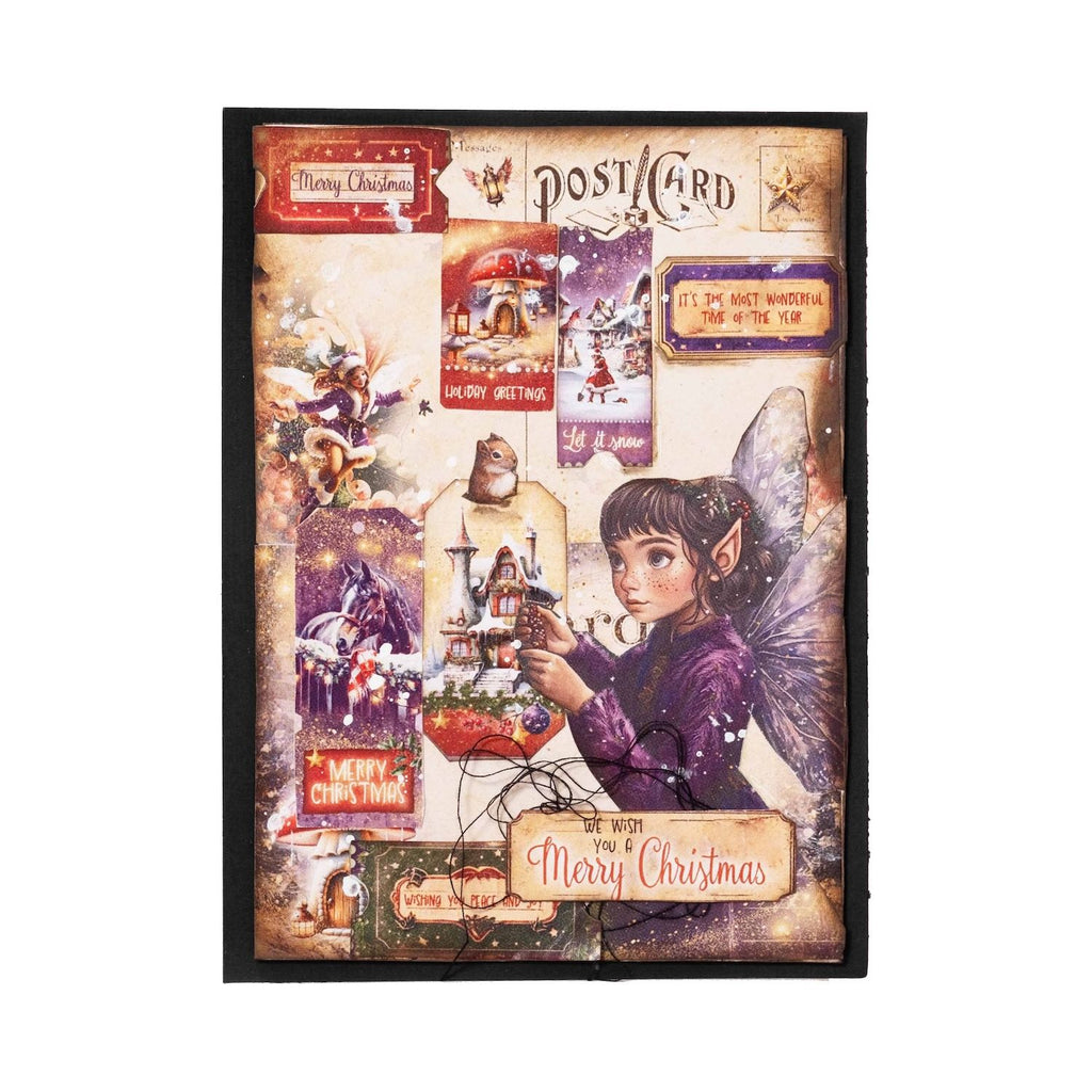 Studio Light Mini Paper Pad Fairy Christmas Essentials 24 sl-es-dpp324 sheets merry