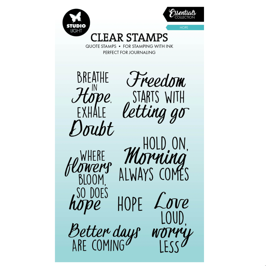 Studio Light Quotes Hope Essentials Clear Stamps sl-es-stamp925