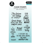 Studio Light Quotes Motivation Essentials Clear Stamps sl-es-stamp928